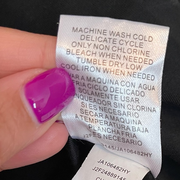 3/15💚 Joseph A. Black Over the Shoulder Long Sleeve Modal Top Size M - Picture 7 of 7